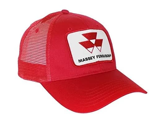 J&D Productions Massey Ferguson Tractor Logo Baseball Cap with Mesh Back | Adjustable Fit thumbnail 1
