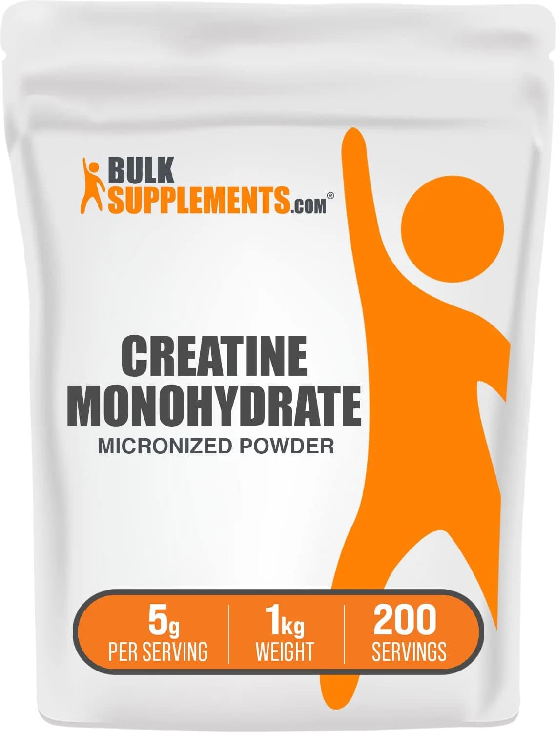 BulkSupplements Creatine Monohydrate Powder 2.2 lb | Micronized, Unflavored, Gluten Free for Muscle & Strength