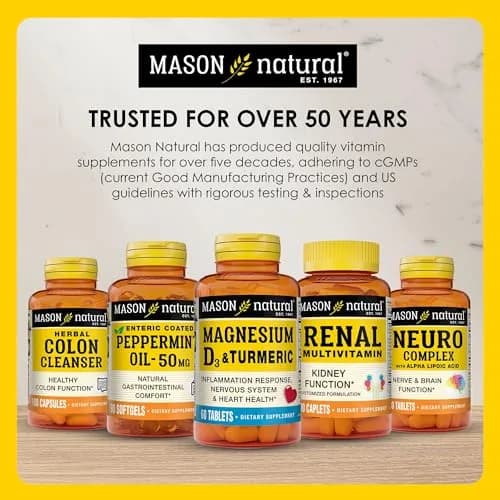 MASON NATURAL Garlic Oil Softgels 300-Day Supply | Supports Heart & Circulatory Health thumbnail 7