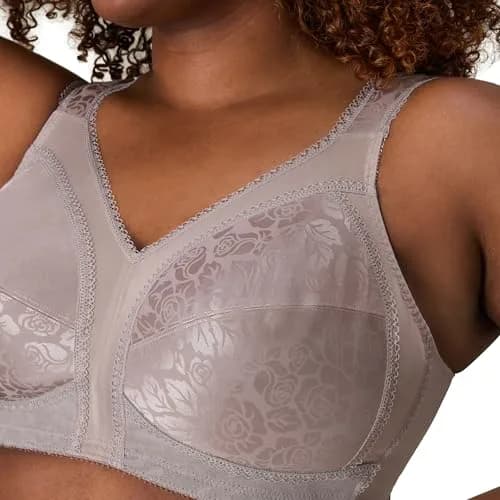 PLAYTEX Women's 18 Hour Original Comfort Strap Full Coverage Bra 44D | Support & Comfort with Playtex M-Frame (70-120c) thumbnail 3