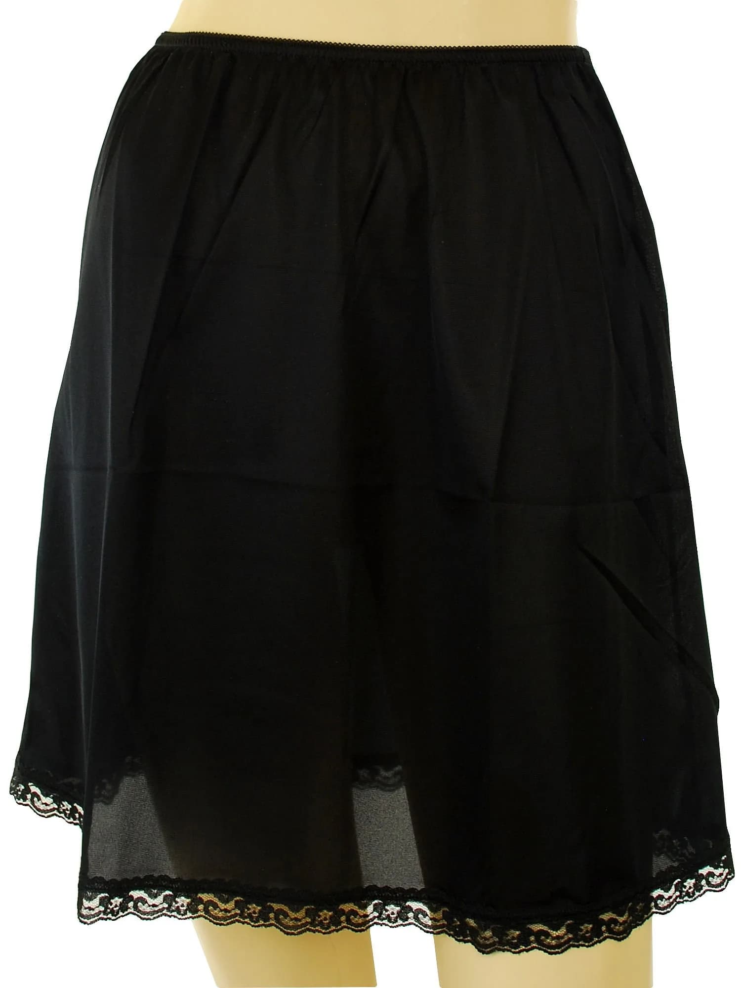 Velrose Half Slip, 19" Length (2719), Black, 1X - main product image