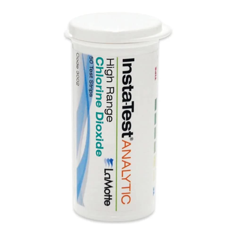 LaMotte Test Strips Chlorine Dioxide 0-10ppm | Water Quality Test Kit for Pools & Spas — Test Strips, Chlorine Dioxide, 0-500ppm