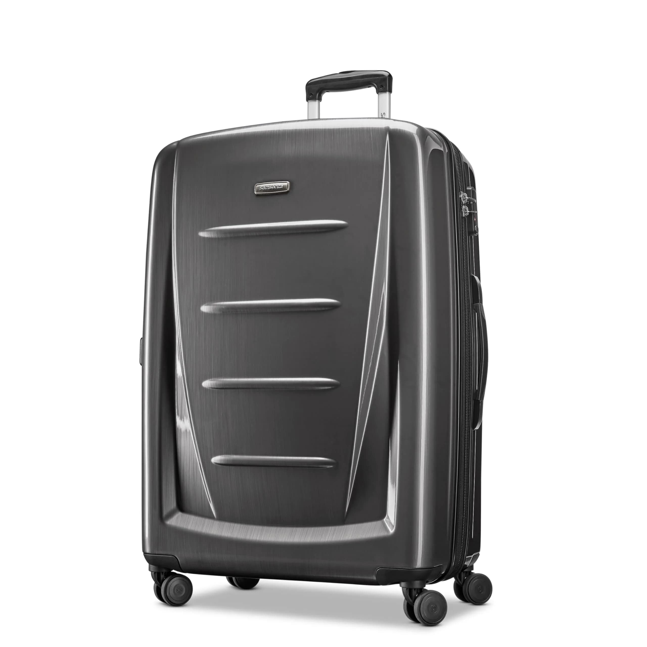 Samsonite Winfield 2 Hardside Expandable Luggage 28-Inch Charcoal | Lightweight Polycarbonate Suitcase with Spinner Wheels