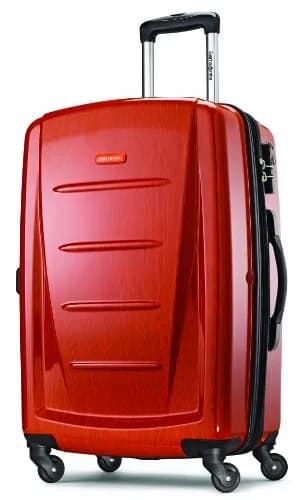 Samsonite Winfield 2 Hardside Expandable Luggage with Spinner Wheels, Orange, 24-Inch thumbnail 1
