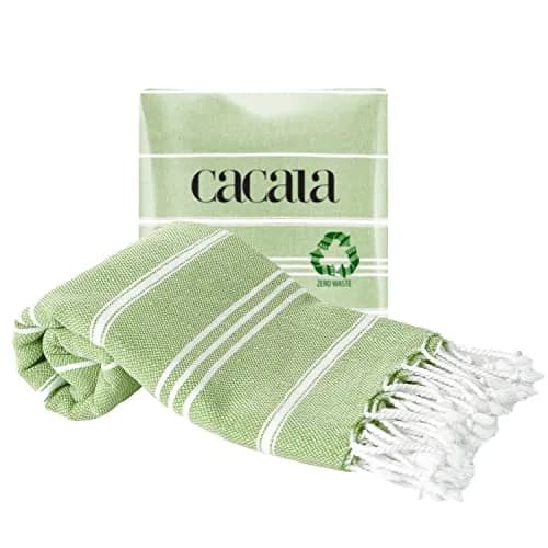 Cacala 100% Turkish Cotton Kitchen Tea Towels 23" x 36" | Highly Absorbent & Quick Drying thumbnail 1
