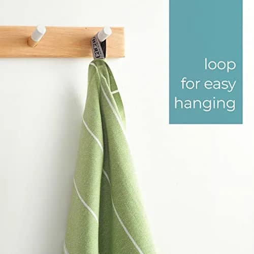 Cacala 100% Turkish Cotton Kitchen Tea Towels 23" x 36" | Highly Absorbent & Quick Drying thumbnail 2