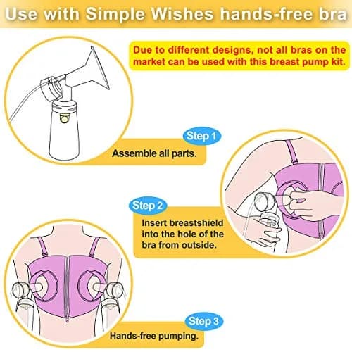 NENESUPPLY Breast Pump Parts with 21mm Flanges Compatible with Medela Pump in Style, Not Original, Includes Flanges, Valves, Membranes, Tubing thumbnail 6