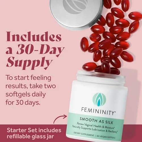 sibu Femininity Softgels for Vaginal Dryness 60-Count | Hydrates Mucous Membranes Naturally thumbnail 5
