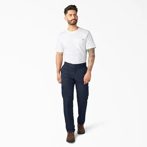 Dickies Regular Straight Stretch Twill Cargo Pants 34W x 30L | Durable Workwear with Flex Fit thumbnail 3