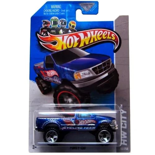 Hot Wheels Ford F-150 Truck, Blue, 1:64 Scale | Kids Toy Vehicle for Boys thumbnail 1