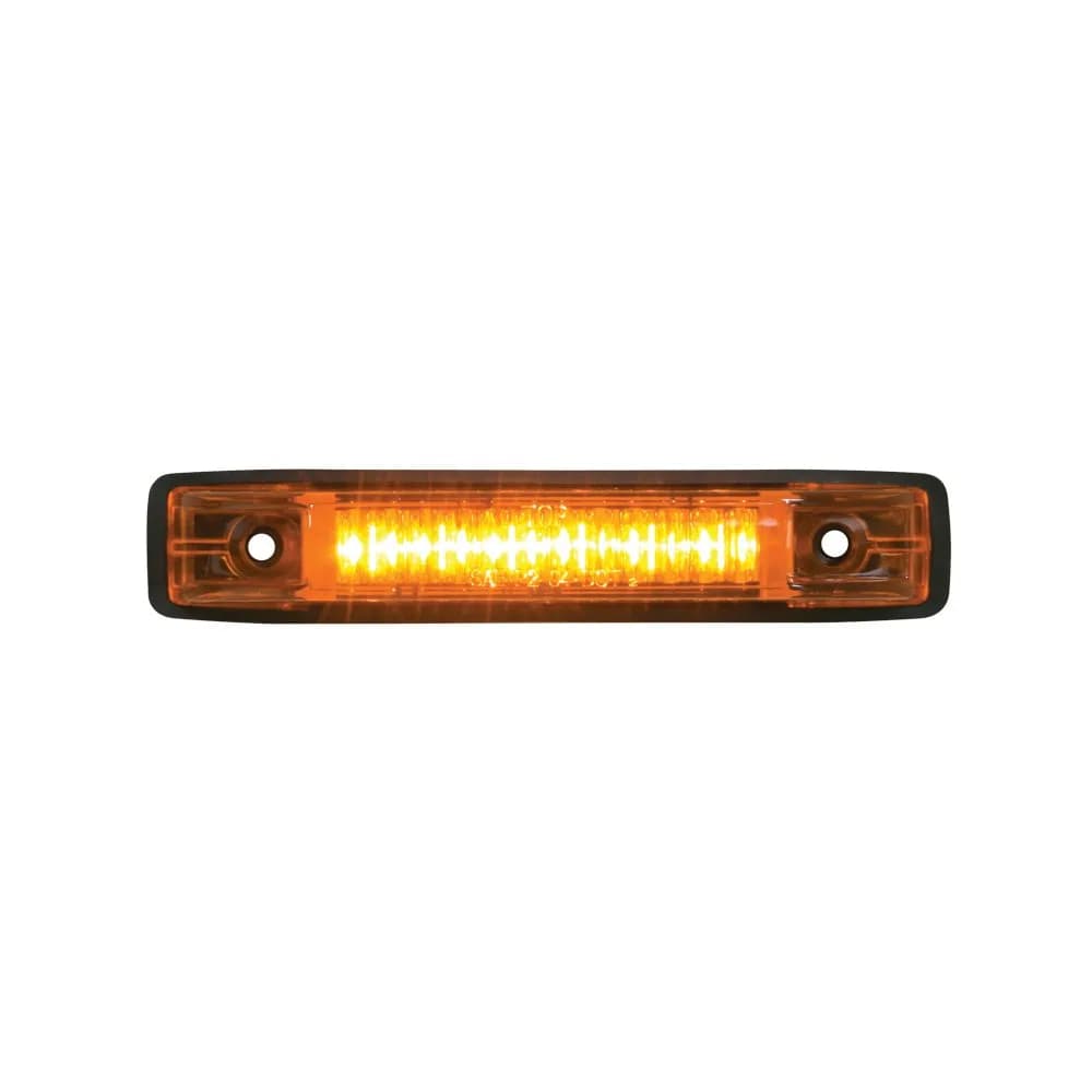 GG Grand General 77650 Amber Thin Line 6-LED Marker and Clearance Sealed Light, Amber/Amber | Street Legal, Bright & Durable (70-120 chars)