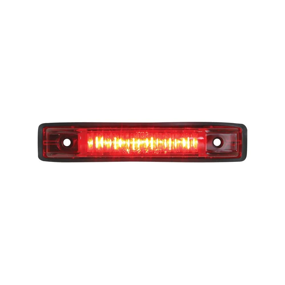 GG Grand General Thin Line Red/Red 6 LED Marker Light 4 in (10.16 cm) | DOT Compliant Street Legal Lighting