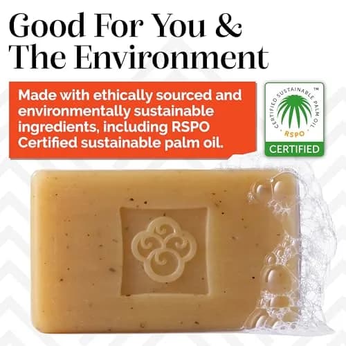 sibu Sea Buckthorn Cleansing Face & Body Soap Bar, 3-Pack | Moisturizes & Calms Sensitive Skin thumbnail 6