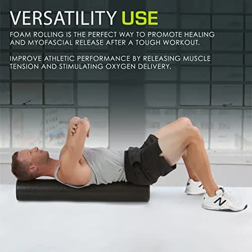 ProsourceFit High Density Foam Roller 91 cm (36 inch) | Firm Full Body Athletic Massage Tool for Muscle Recovery thumbnail 5