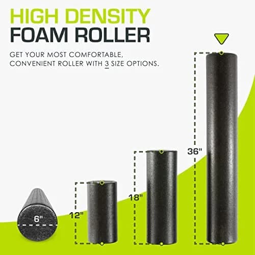 ProsourceFit High Density Foam Roller 91 cm (36 inch) | Firm Full Body Athletic Massage Tool for Muscle Recovery thumbnail 2