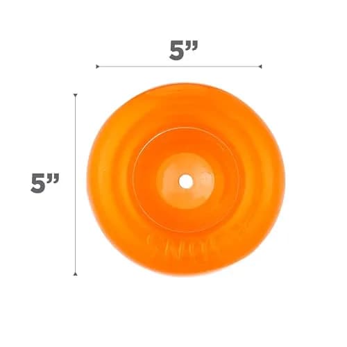 Outward Hound Snoop Interactive Treat Dispenser Dog Toy, Orange, 5" | Mental Stimulation & Slow Feeder thumbnail 8