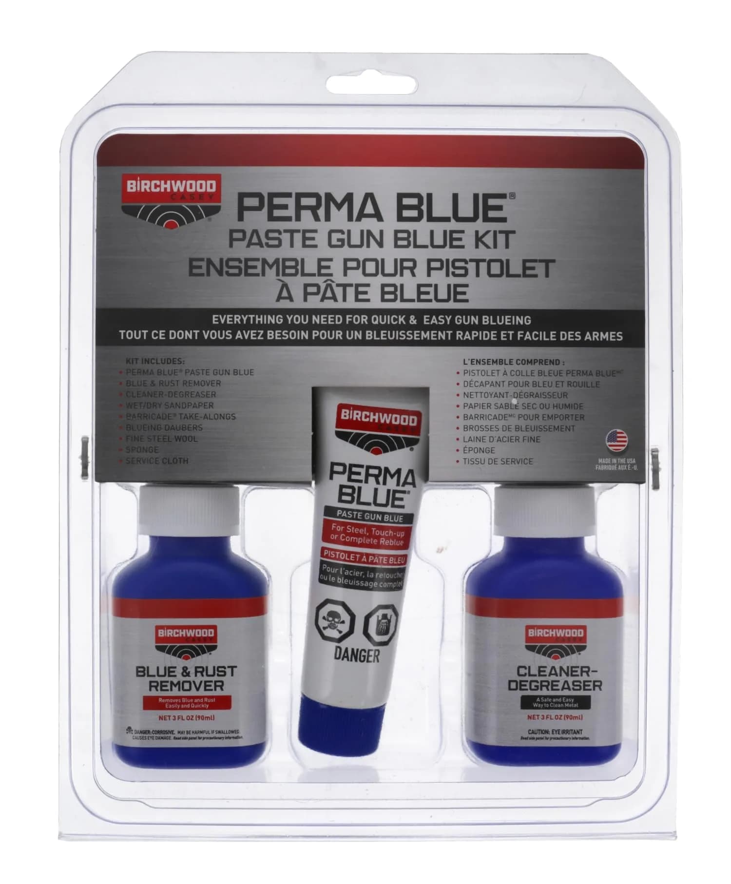 Birchwood Casey Perma Blue Paste Gun Blue Kit | Professional Firearm Rebluing Solution - main product image