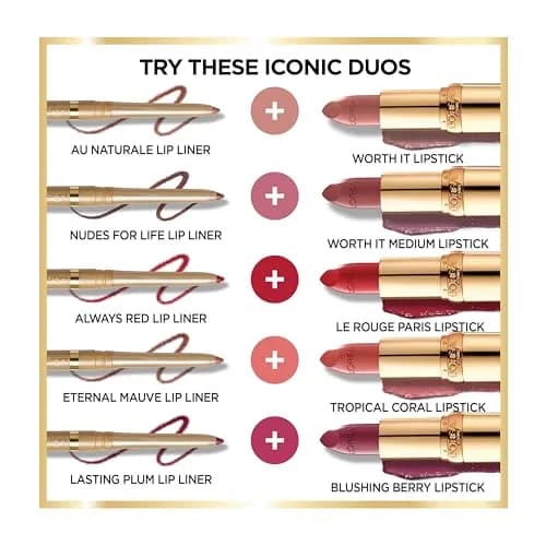 L'Oreal Paris Colour Riche Lipstick Pink Flamingo 2.04g (0.07 Oz) | Hydrating Satin Finish thumbnail 6