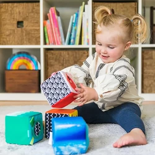 Baby Einstein Explore & Discover Soft Blocks Toys | Ages 3 Months+ thumbnail 4