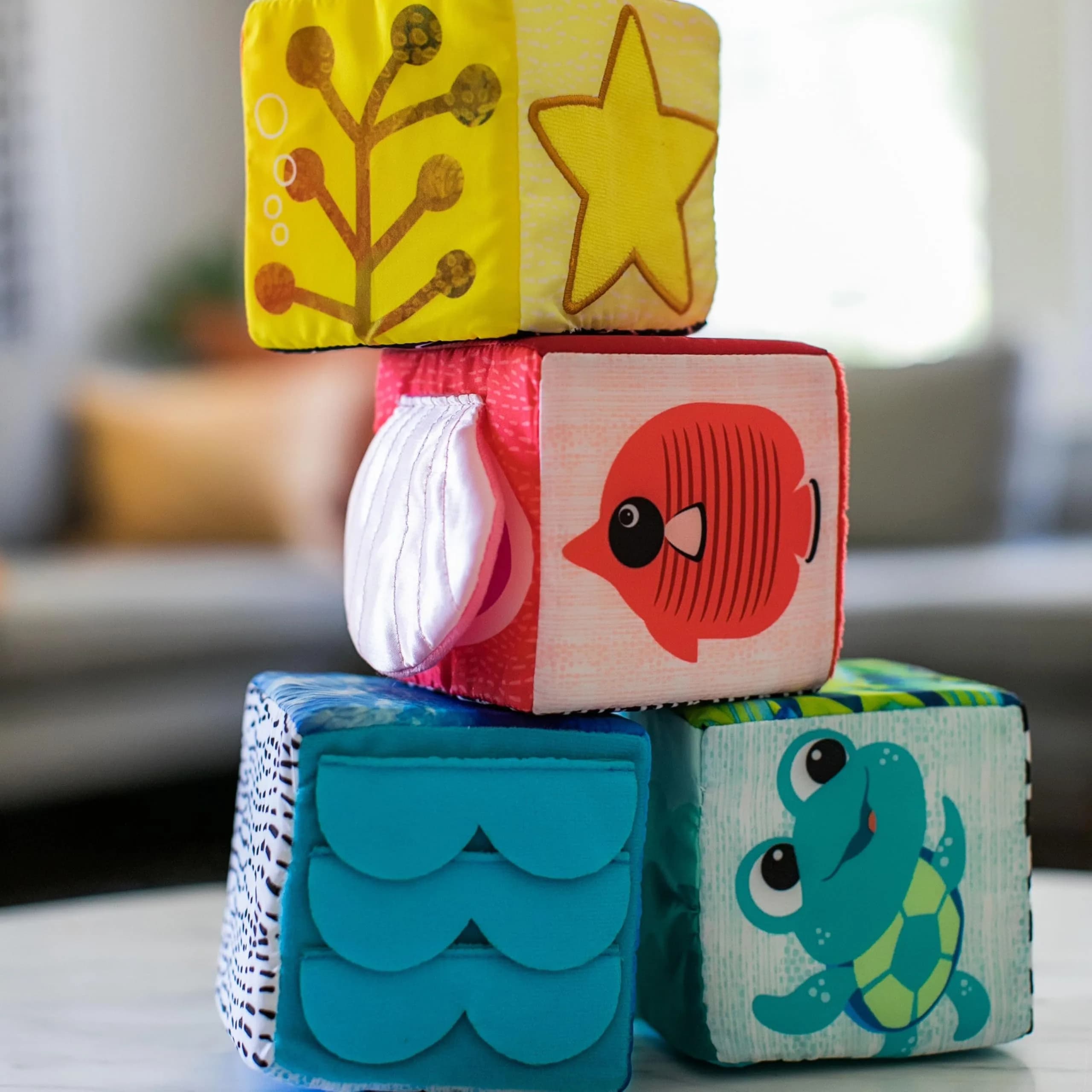 Baby Einstein Explore & Discover Soft Blocks Toys | Ages 3 Months+ - view 7