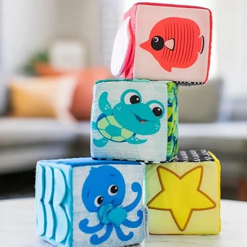 Baby Einstein Explore & Discover Soft Blocks Toys | Ages 3 Months+ thumbnail 2