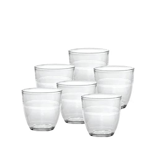 Duralex Set of 6 Clear Drinking Cups | Tempered Glass Tumblers for All Seasons thumbnail 1