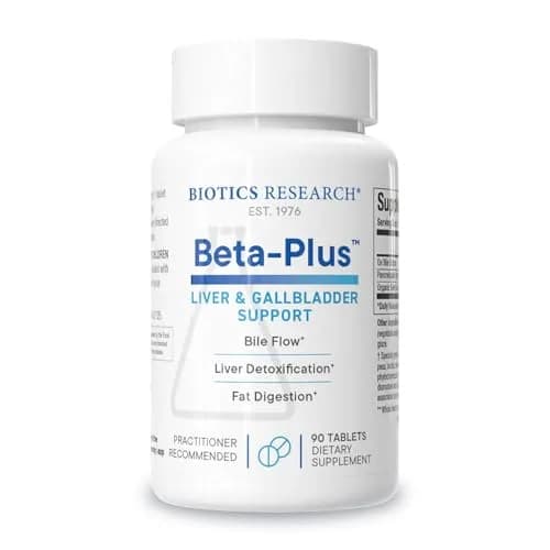 BIOTICS RESEARCH Beta-Plus™ Nutritional Ox Bile Salts 90 Count | Supports Fat Digestion & Liver Function thumbnail 1