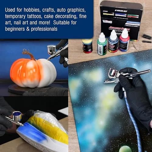 Master Airbrush Cool Runner II Air Brush Kit with Air Compressor Dual Fan | Professional Painting System for Artists & Hobbyists thumbnail 8