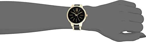 Anne Klein Women's AK/1412BKGB Gold-Tone and Black Dress Watch 37mm (1.46in) | Japanese Quartz Movement thumbnail 4