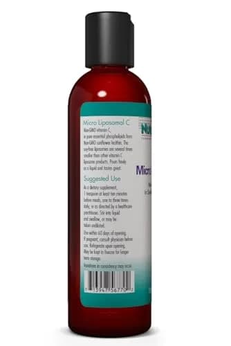 Allergy Research Group Micro Liposomal C 1000 mg Vitamin C, 120 mL | Liposomal Vitamin C for Immune & Cellular Support thumbnail 3