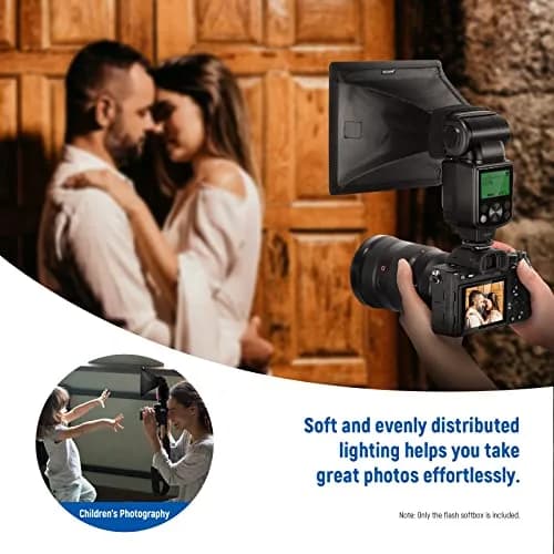 NEEWER Flash Diffuser Light Softbox 6" x 5" | Even Lighting & Soft Light for Photography thumbnail 7