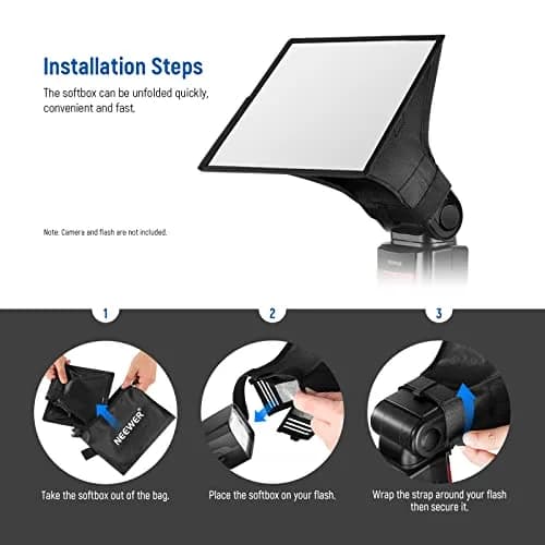 NEEWER Flash Diffuser Light Softbox 6" x 5" | Even Lighting & Soft Light for Photography thumbnail 9