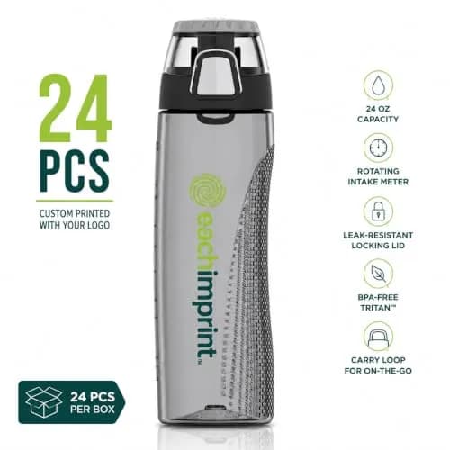 Thermos Tritan Hydration Bottle with Meter 710ml (24 oz) | Leak-Proof, BPA-Free, Track Your Intake thumbnail 2
