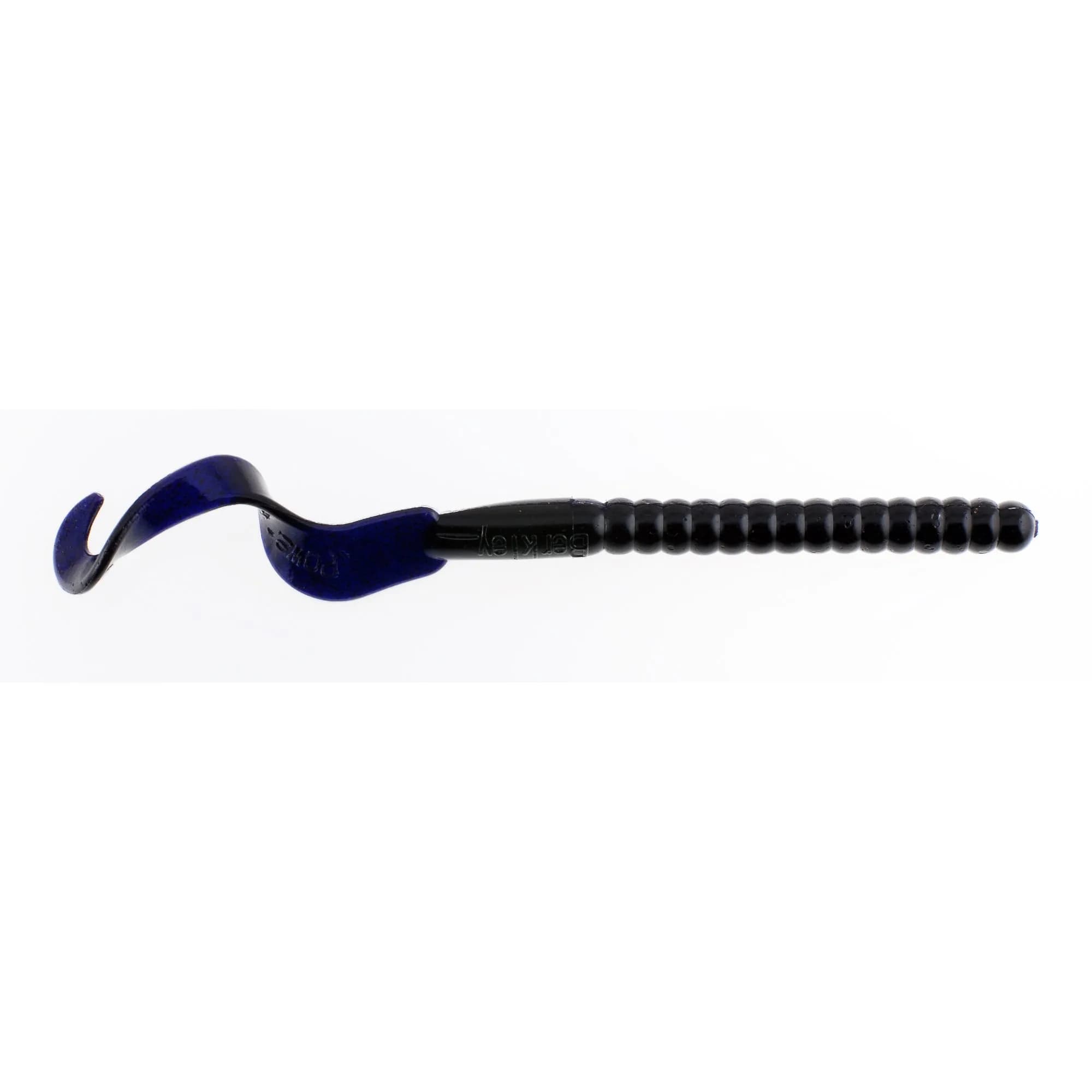 Berkley PowerBait Power Worm Fishing Bait, Black Grape, 10in | Classic Curly Tail Profile for Spring, Summer & Fall Fishing