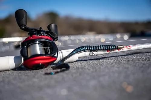 Berkley PowerBait Power Worm Fishing Bait, Black Grape, 10in | Classic Curly Tail Profile for Spring, Summer & Fall Fishing thumbnail 4