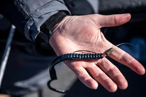 Berkley PowerBait Power Worm Fishing Bait, Black Grape, 10in | Classic Curly Tail Profile for Spring, Summer & Fall Fishing thumbnail 5