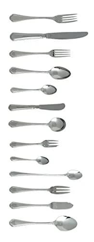 Fortessa Medici Dessert Knife Set of 12 | Solid Handle, 18/10 Stainless Steel, Traditional Pattern thumbnail 4