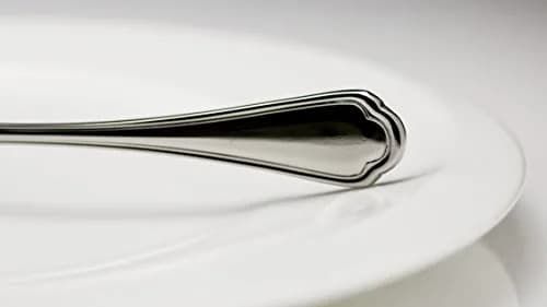 Fortessa Medici Dessert Knife Set of 12 | Solid Handle, 18/10 Stainless Steel, Traditional Pattern thumbnail 2