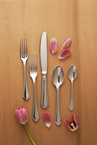 Fortessa Medici Dessert Knife Set of 12 | Solid Handle, 18/10 Stainless Steel, Traditional Pattern thumbnail 3