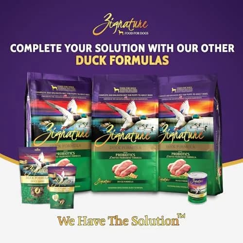 Zignature Duck Limited Ingredient Formula Dry Dog Food 12.5lb | High-Quality, Grain-Free Nutrition for Dogs thumbnail 7