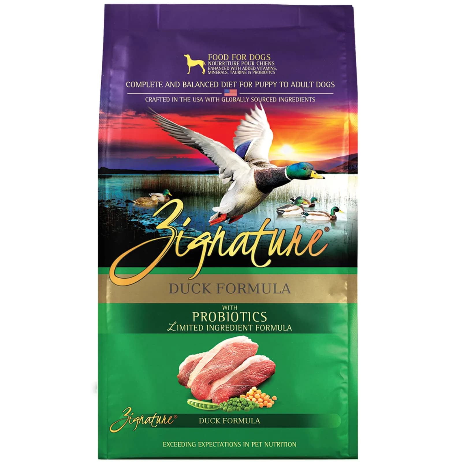 Zignature Duck Limited Ingredient Formula Dry Dog Food 12.5lb | High-Quality, Grain-Free Nutrition for Dogs