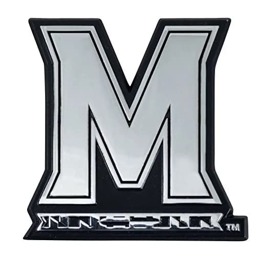 FANMATS NCAA Maryland Terrapins Chrome Metal Emblem | Durable, Easy Peel & Stick, 3"x3" thumbnail 2