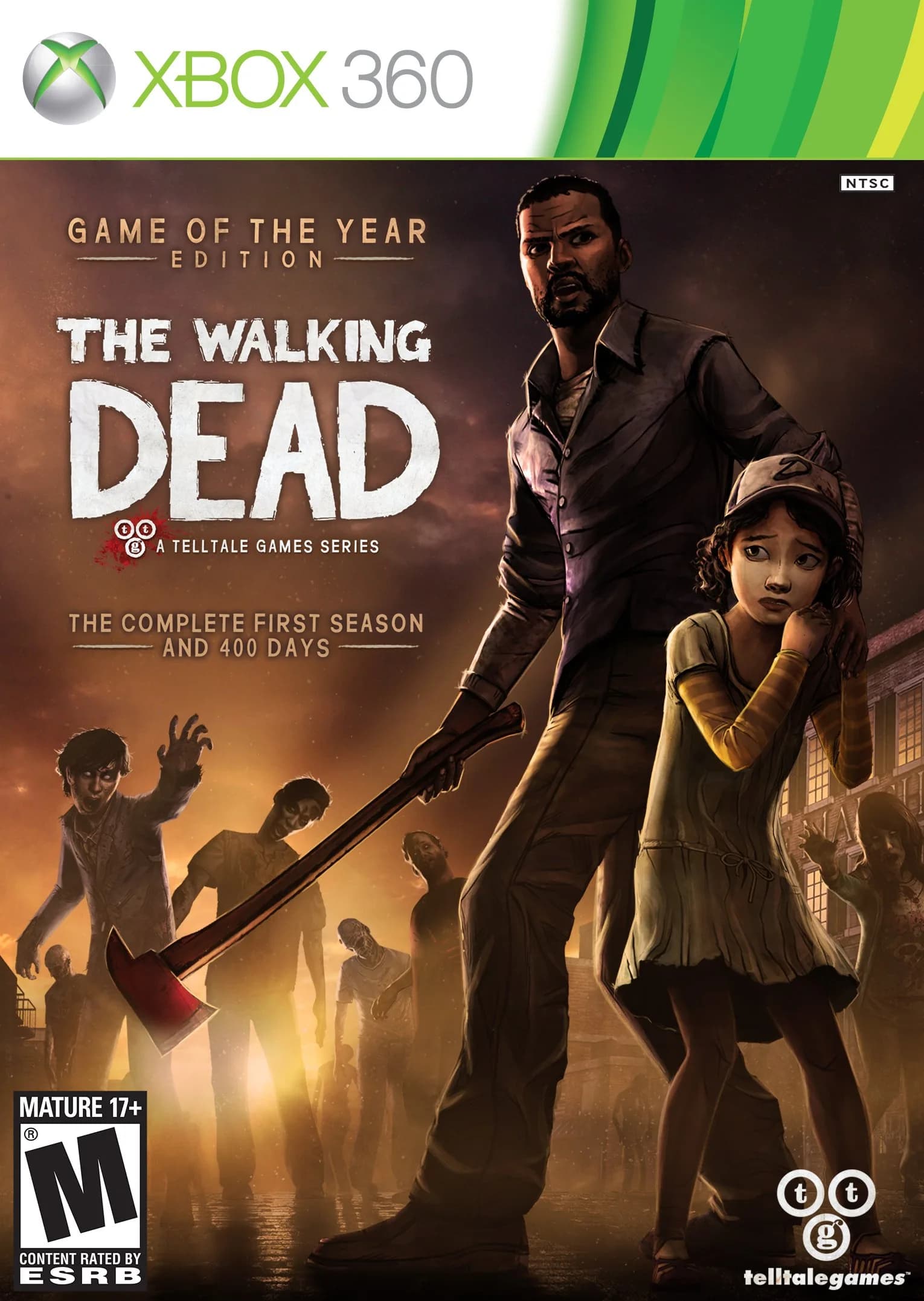 Telltale Games The Walking Dead Game of the Year - Xbox 360 | All 5 Episodes + 400 Days, Emotional Zombie Adventure