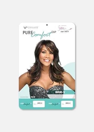 Vivica A. Fox BRIE-V Full Wig 21 Inch | Heat-Resistant Synthetic Hair with Layered Curl thumbnail 7