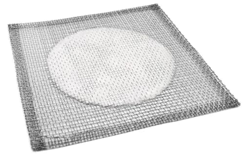 United Scientific WGCC66 Iron Wire Gauze with Ceramic Center, 6" Length x 6" Width (Pack of 10) | High Heat Resistance & Long Life thumbnail 1