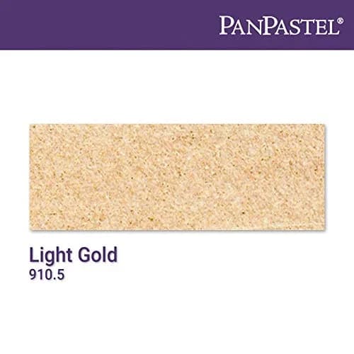 PanPastel Artist Pastels by GOLDEN Light Gold 62mm | Ultra-Soft Blendable Art Pastels thumbnail 4