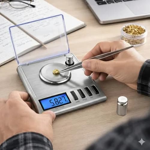 Smart Weigh GEM20 Milligram Jewelry Scale 20g x 0.001g | Precision Digital Scale with USB-C & AAA Power thumbnail 9