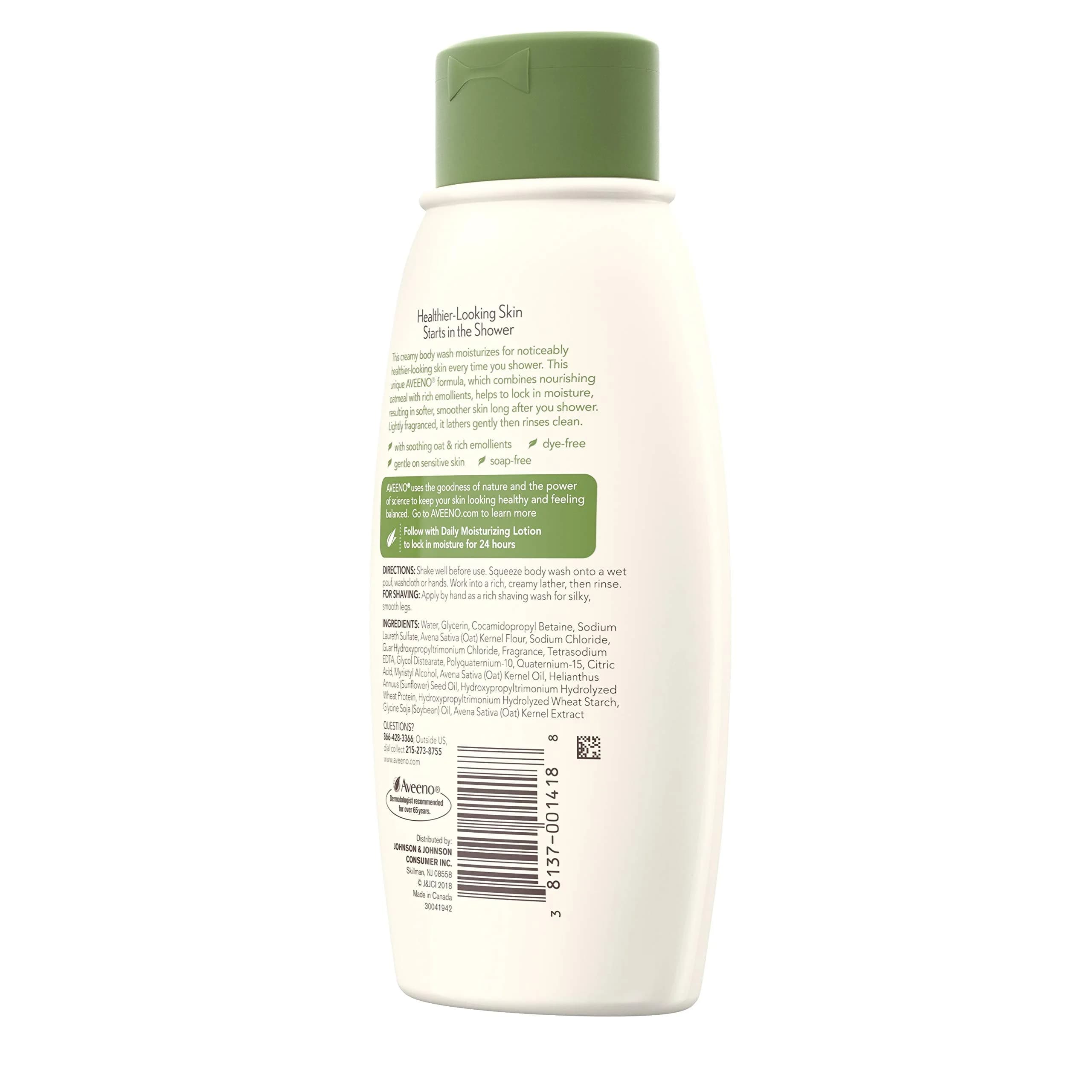 Aveeno Daily Moisturizing Body Wash 354ml (12 Fl Oz) | Hydrates Dry Skin - view 5