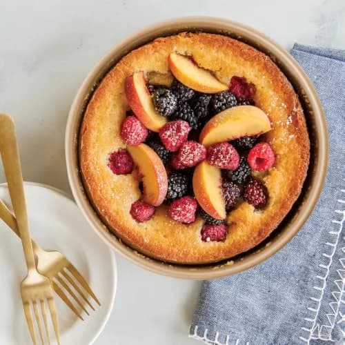 Nordic Ware Naturals Nonstick Round Cake Pan, 8-Inch | Durable Aluminum Bakeware for Perfect Cakes thumbnail 2
