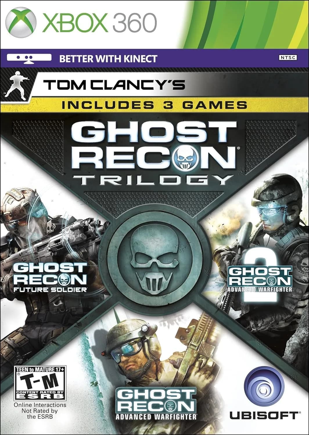 Ubisoft Tom Clancy's Ghost Recon Trilogy Edition | Epic Tactical Shooter Pack in USA, 3 Games, Multiplayer & Co-op (0.91kg, 2.01lb)